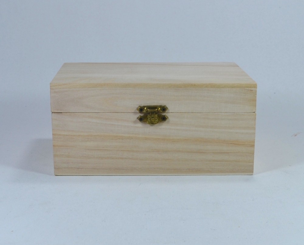 Cutie lemn - 12x7x5cm Obiect decorabil din lemn 5711/A