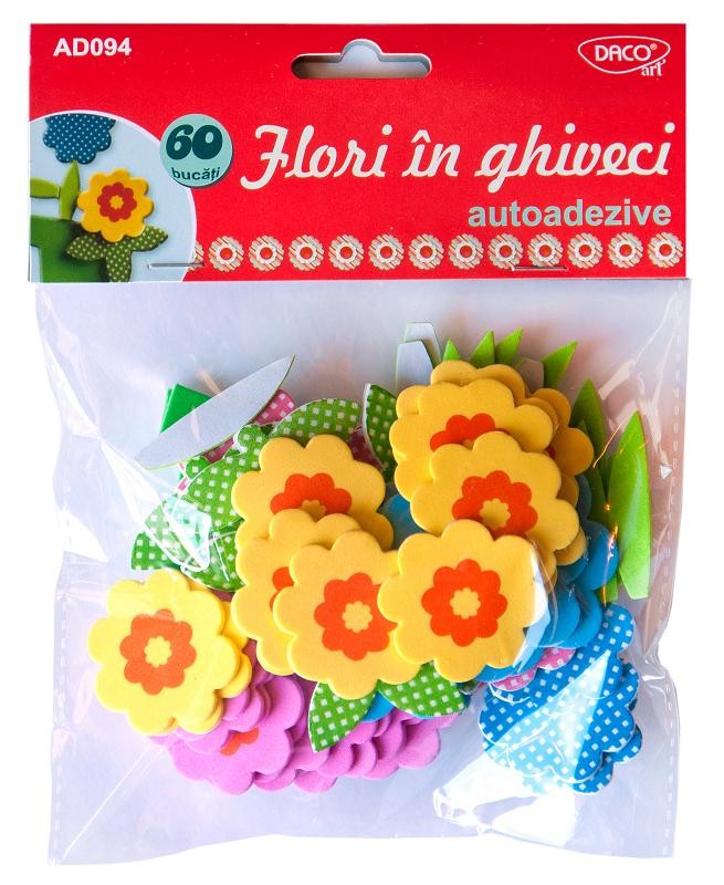 Flori in ghiveci din spuma AD094