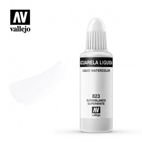 Acuarela lichida Vallejo 32ml - Alb