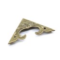 Ornament colt metalic antic 4x4 cm cod 366944