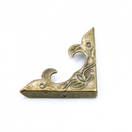 Ornament colt metalic antic 4x4 cm cod 366944