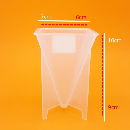 Matrita turnare lumanari piramida 6x9cm