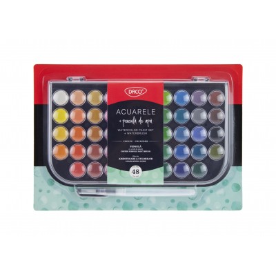 Set acuarele 48 culori Daco AR480