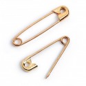 Set 12 ace de siguranta 20mm auriu