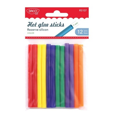 Rezerva silicon 7 mm set 12 culori