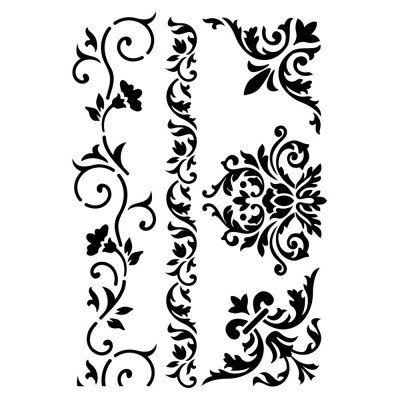 Sablon plastic "Ornament" 2