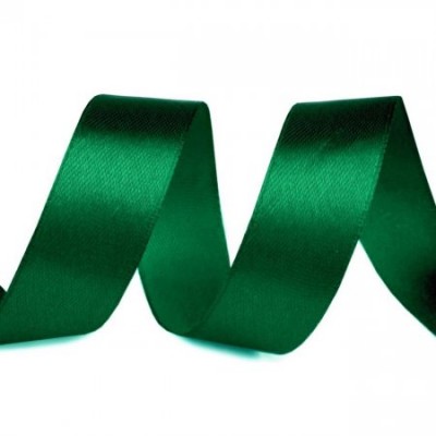 Panglica satinata 20mm - verde 3045