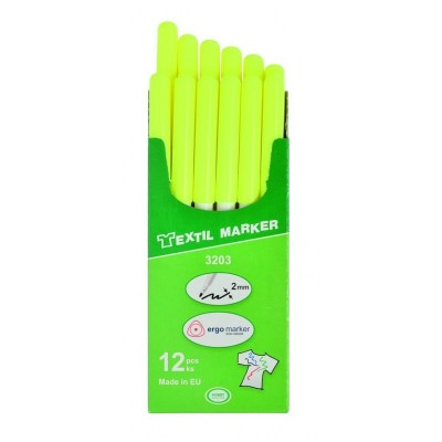 Set marker textil 4 culori FLUO R3203-4F 2