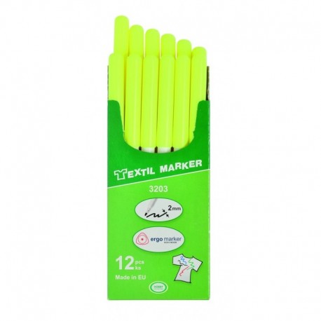 Set marker textil 4 culori FLUO R3203-4F