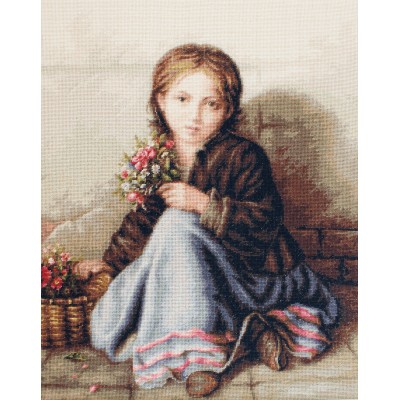 Set Goblen G512 - Vaza cu flori de iasomie