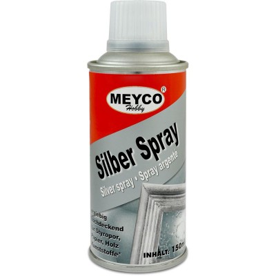 Spray color argintiu 150 ml Meyco