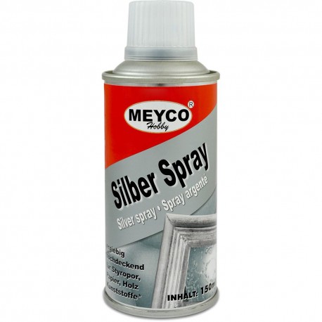 Spray color argintiu 150 ml Meyco