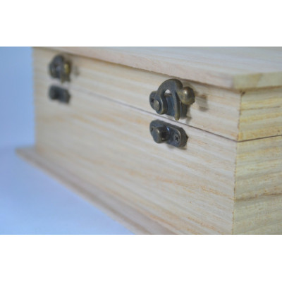 Cutie lemn carte - 19x13x7cm Obiect decorabil din lemn 5072/C 2