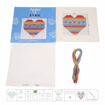 Set broderie Anchor Inima 2