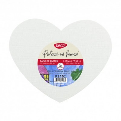 Carton panzat forma de inima set 5bc