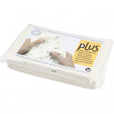 PASTA MODELAJ PLUS ALB 1000 GR