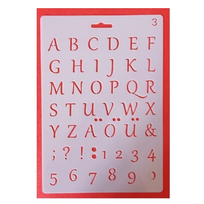 Sablon PVC 18X26 CM MODEL 3