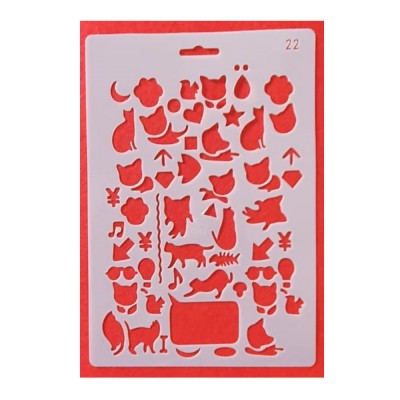 Sablon PVC 18X26 CM MODEL 1
