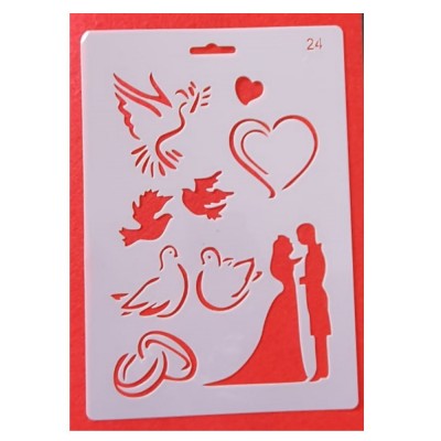 Sablon PVC 18X26 CM MODEL 1