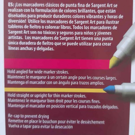 Set 8 markere Sargent