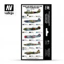 Set 8 culori acrilice pentru modelism - Soviet WWII Camo Colors