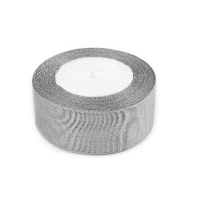 Banda lurex argintiu 38mm 2