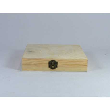Cutie lemn - 14x14x3cm Obiect decorabil din lemn 5208