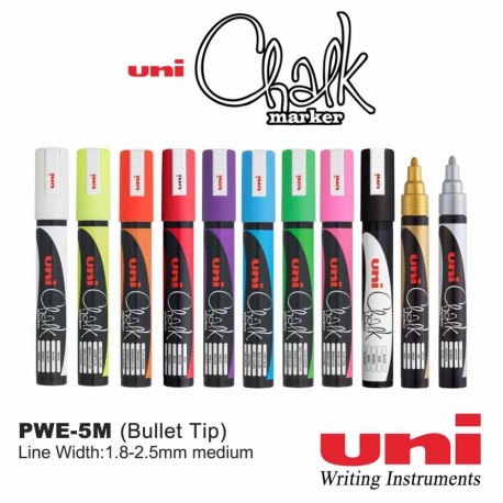 Marker creta lichida UNI Chalk PWE-5M