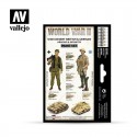 Model Color Set - WWII German Waffen SS - Vallejo 70207