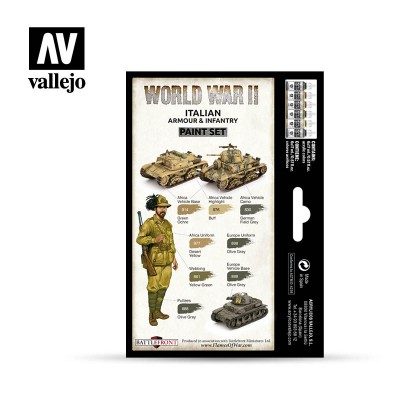 Model Color Set - Italian Armour & Infantry - Vallejo 70209 2
