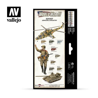 Model Color Set - Soviet Armour & Infantry - Vallejo 70221 2