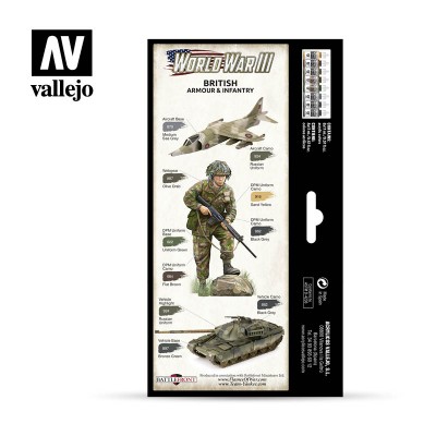 Model Color Set - WWII British Armour & Infantry -... 2