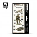 Model Color Set - WWII Soviet Armour & Infantry - Vallejo 70221