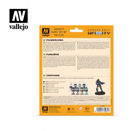 Model Color Set - WWII British Armour & Infantry - Vallejo 70222