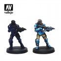 Model Color Set - WWII British Armour & Infantry - Vallejo 70222