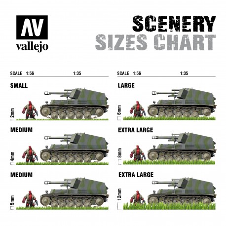 Vegetatie sintetica - Dry Green - Vallejo SC401