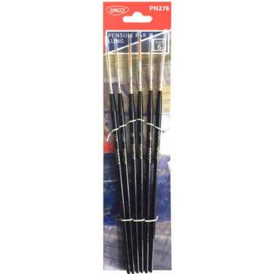 Set 6 pensule limba de pisica PN256