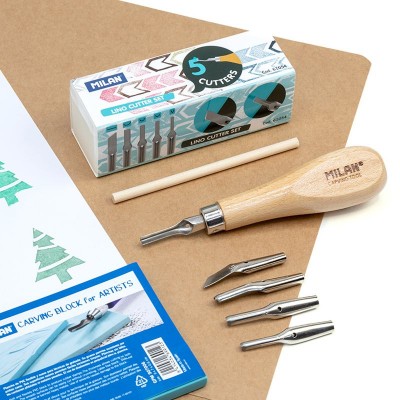 Set cutite linogravura Meyco 65079 2