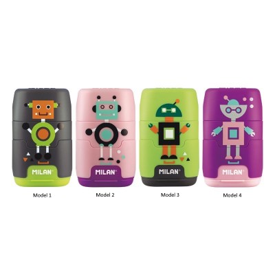 Ascutoare cu radiera Milan - Cuddle