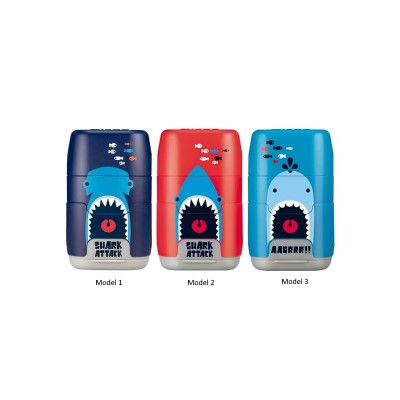 Ascutoare cu radiera Milan - Shark Attack