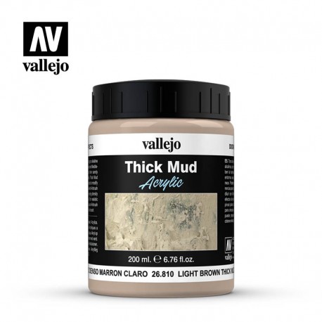 Thick Mud textures Vallejo 200ml - Russian Mud