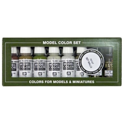 Model color Set 16 Face & Skintones - VALLEJO 70125