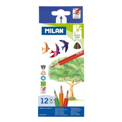 Set 12 creioane colorate triunghiulare CC312T