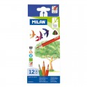 Set 12 creioane colorate triunghiulare CC312T