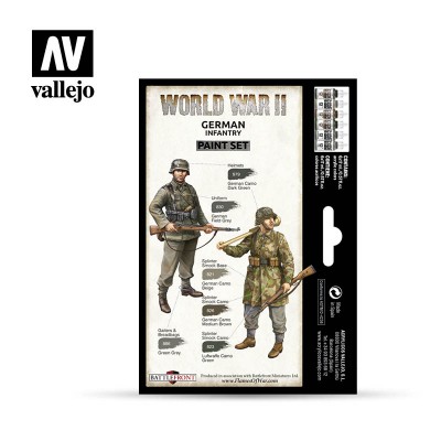 Model Color Set - WWII German Infantry - Vallejo 70206 2