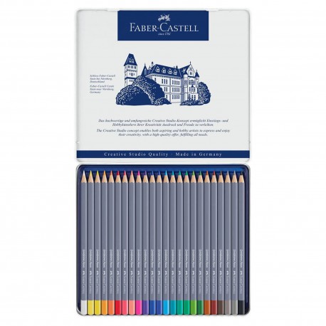 Set 12 creioane acuarelabile Faber-Castell