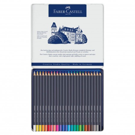 Set 12 creioane colorate Goldfaber - Faber Castell