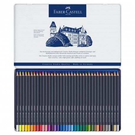 Set 24 creioane colorate Goldfaber - Faber Castell