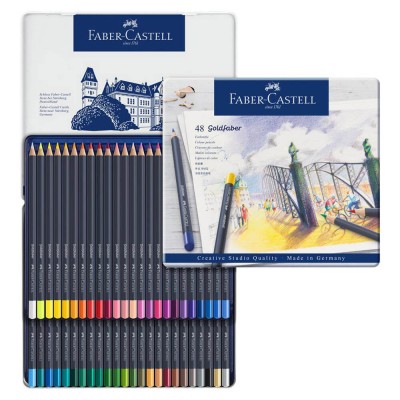 Set 48creioane colorate Goldfaber - Faber Castell