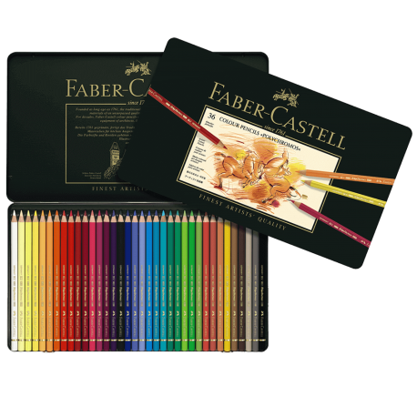 Set 24 creioane colorate Polychromos - Faber-Castell